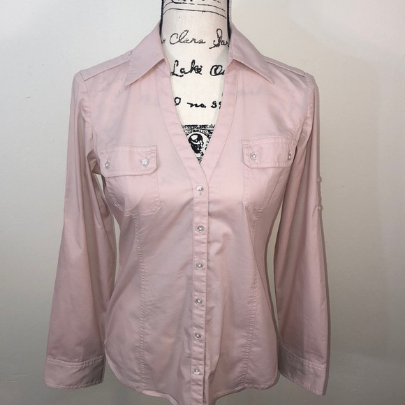 Express button down blouse - Picture 1 of 5